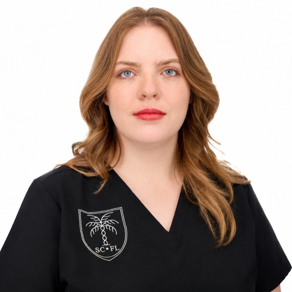 Professional headshot of a medical assistant at Skin Center of Florida
